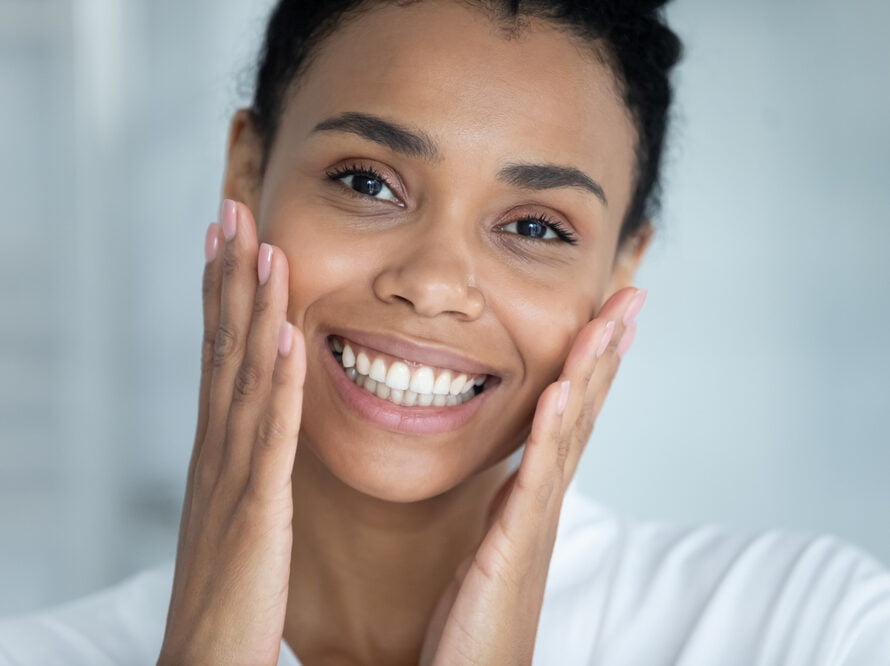 African american woman smiling - Restorative Dental